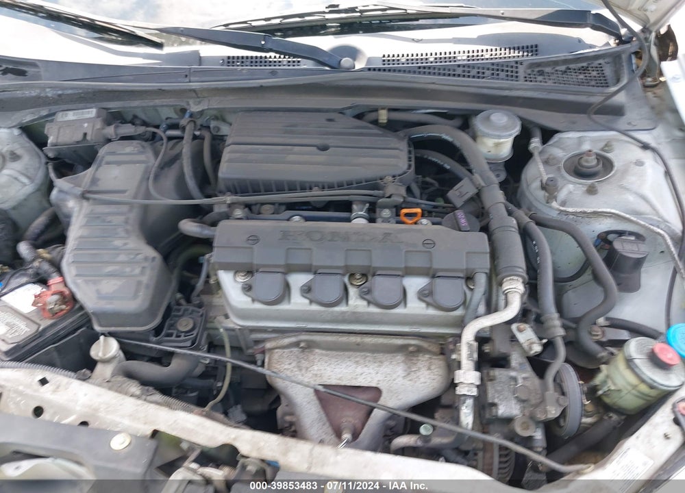2003 HONDA CIVIC LX VIN: 1HGEM22573L078407