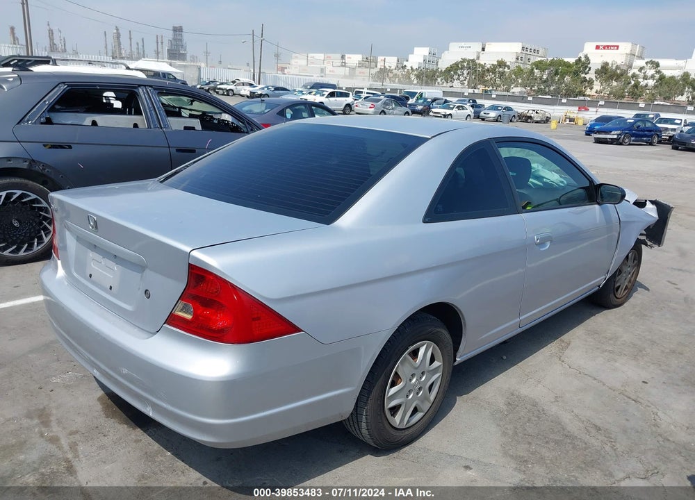 2003 HONDA CIVIC LX VIN: 1HGEM22573L078407