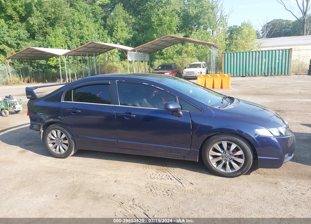 2010 HONDA CIVIC EX-L VIN: 2HGFA1F98AH545669