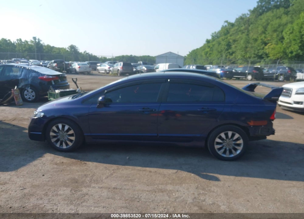 2010 HONDA CIVIC EX-L VIN: 2HGFA1F98AH545669