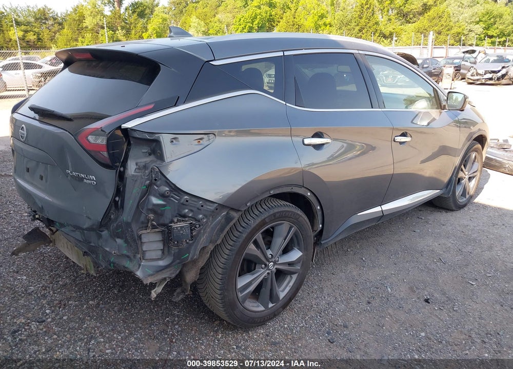 2020 NISSAN MURANO PLATINUM INTELLIGENT AWD VIN: 5N1AZ2DS5LN165983