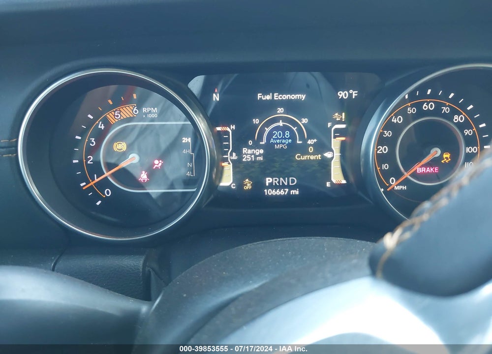 2021 JEEP WRANGLER UNLIMITED HIGH ALTITUDE 4X4 VIN: 1C4HJXEM1MW670728