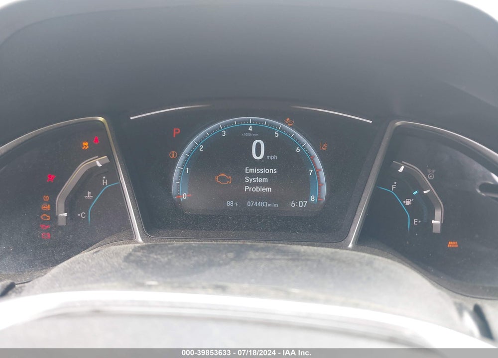 2016 HONDA CIVIC TOURING VIN: 19XFC1F91GE206118