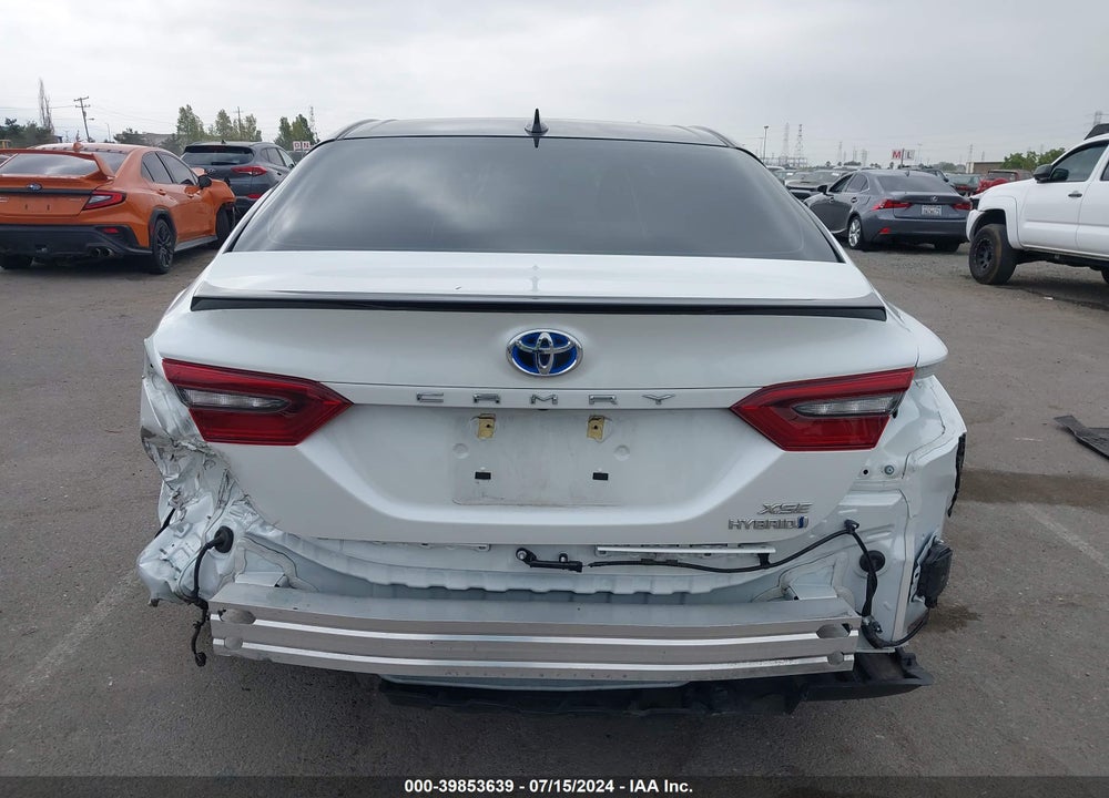 2021 TOYOTA CAMRY XSE HYBRID VIN: 4T1K31AK9MU027147