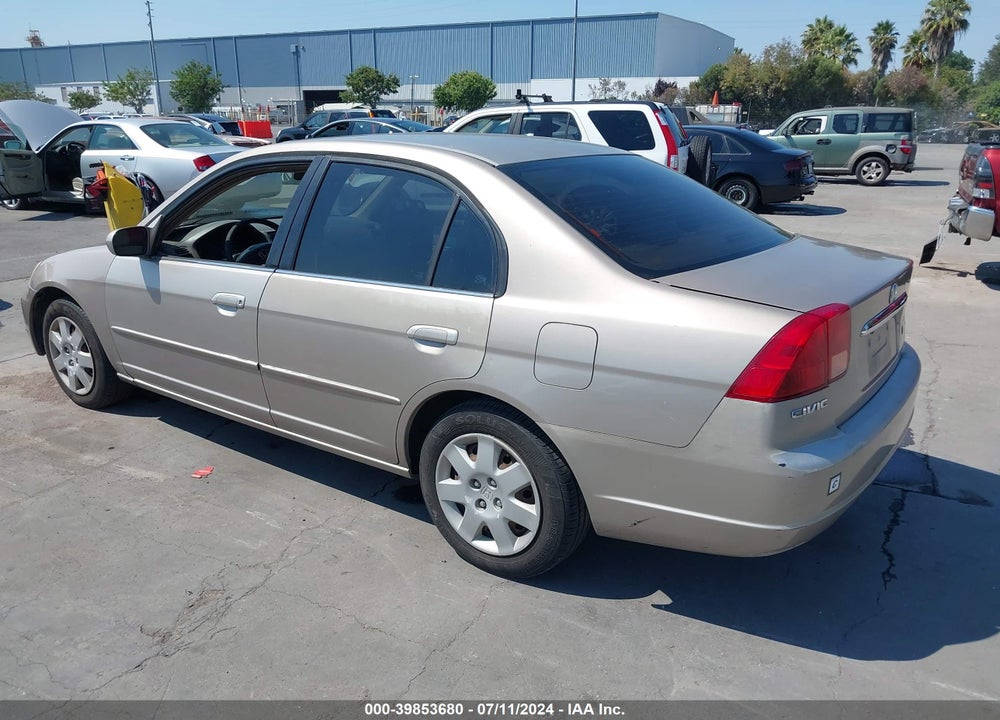 2001 HONDA CIVIC EX VIN: 2HGES26711H512283