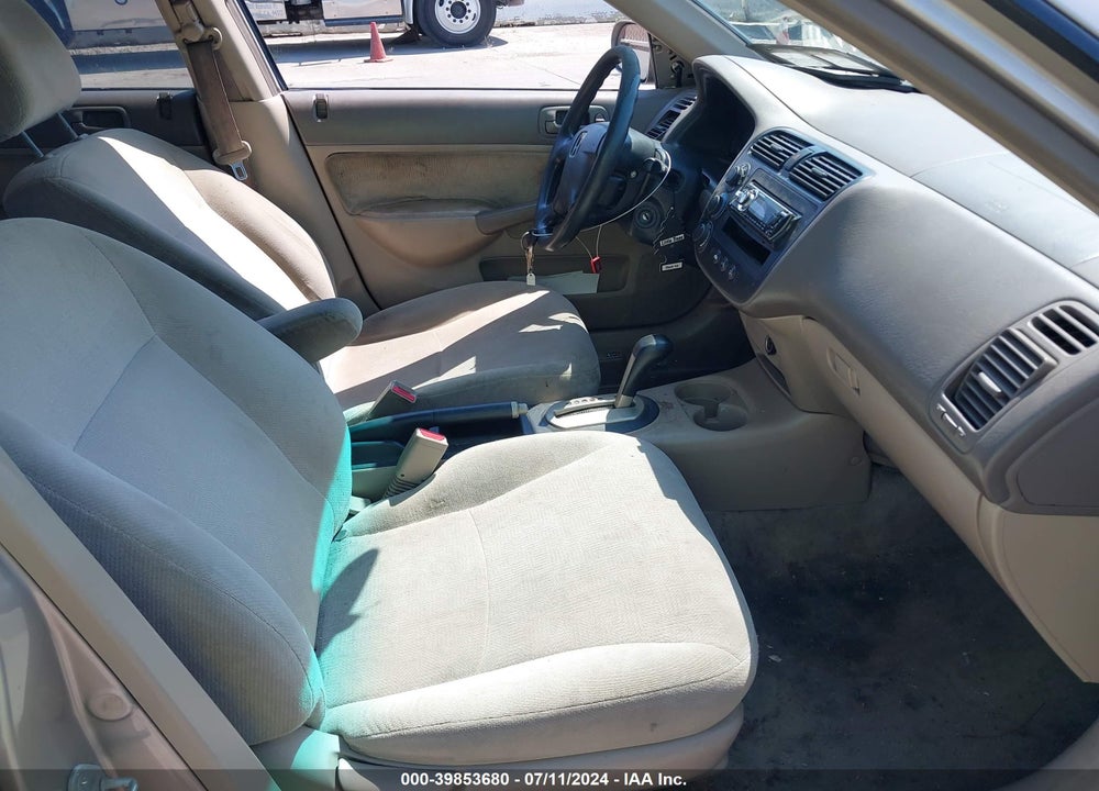 2001 HONDA CIVIC EX VIN: 2HGES26711H512283