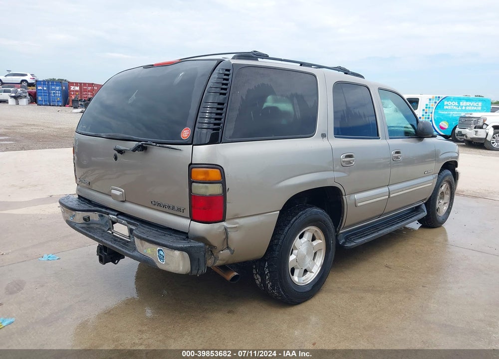 2001 CHEVROLET TAHOE LT VIN: 1GNEK13T71R146184