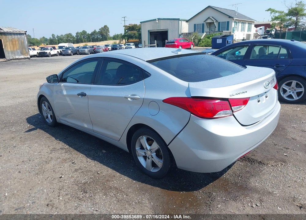 2013 HYUNDAI ELANTRA GLS VIN: 5NPDH4AE7DH269391