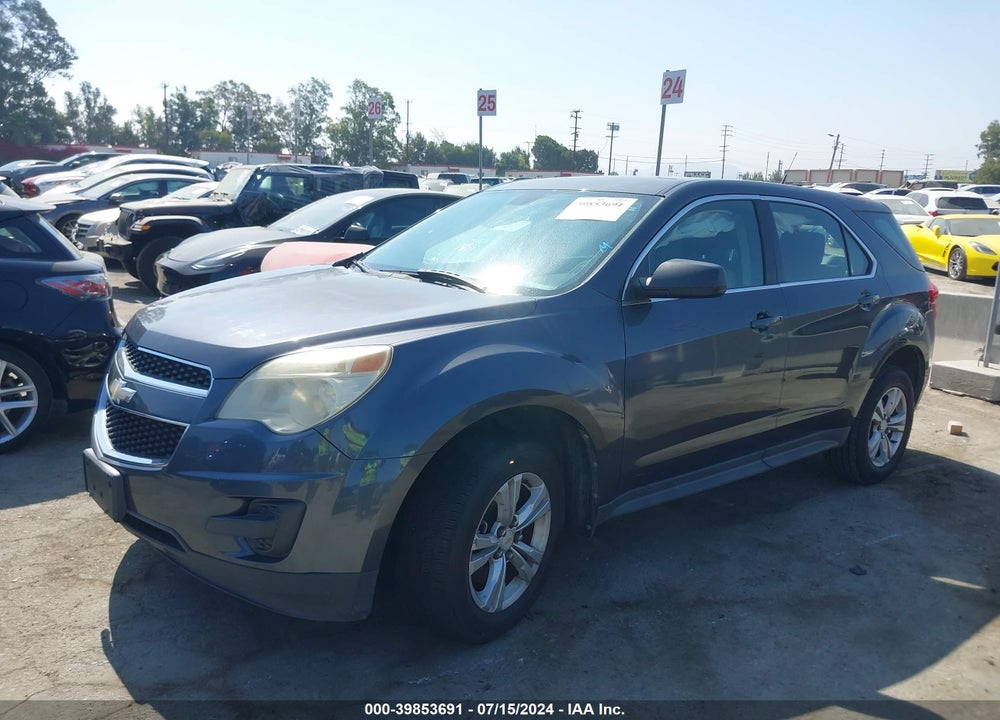 2010 CHEVROLET EQUINOX LS VIN: 2CNALBEW4A6367069