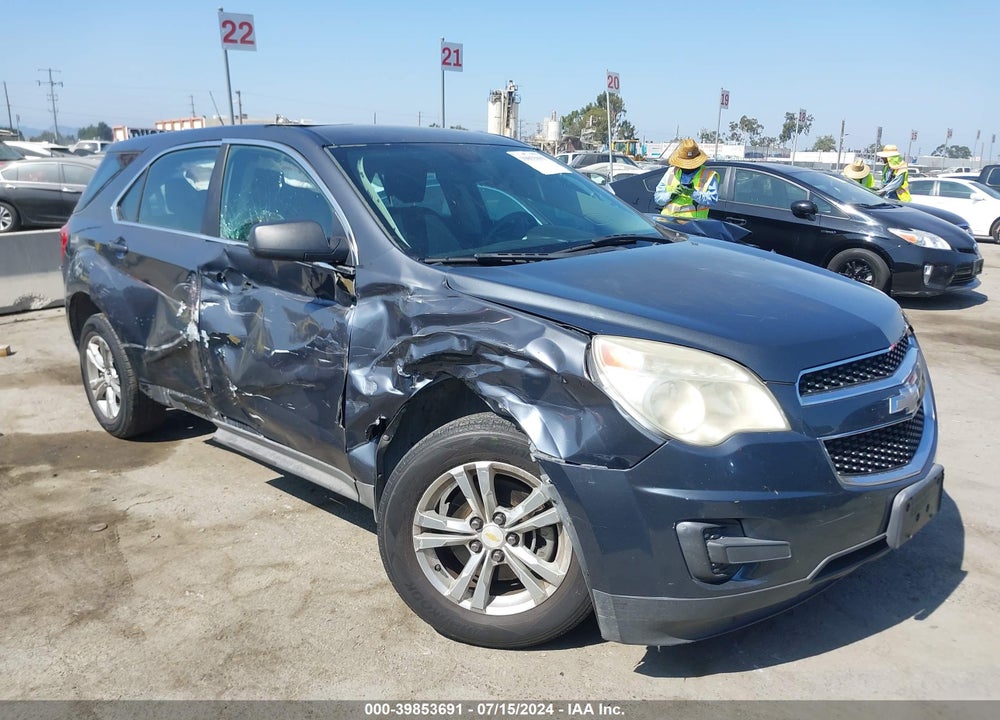 2010 CHEVROLET EQUINOX LS VIN: 2CNALBEW4A6367069