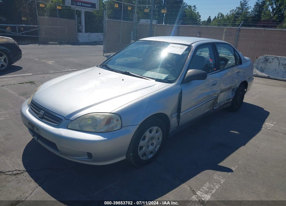 2000 HONDA CIVIC VALUE PACKAGE VIN: 2HGEJ6618YH536547