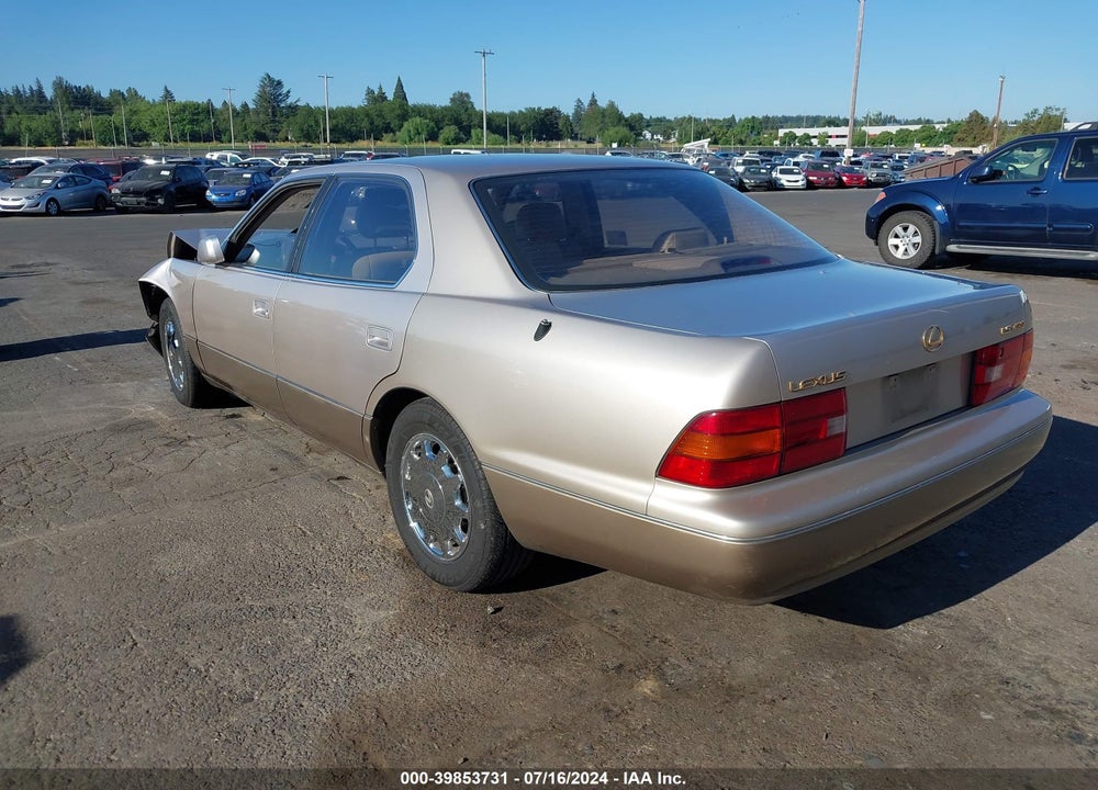1996 LEXUS LS 400 VIN: JT8BH22F7T0062514