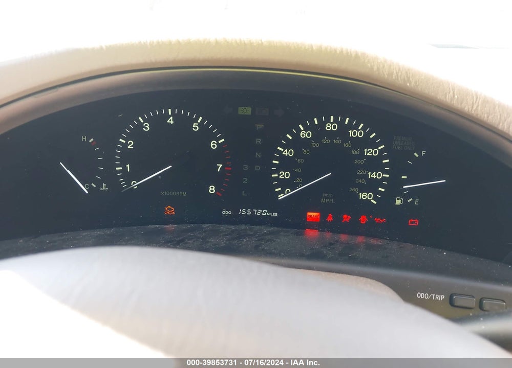 1996 LEXUS LS 400 VIN: JT8BH22F7T0062514