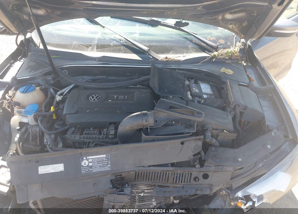 2014 VOLKSWAGEN PASSAT 1.8T SE VIN: 1VWBT7A34EC060500