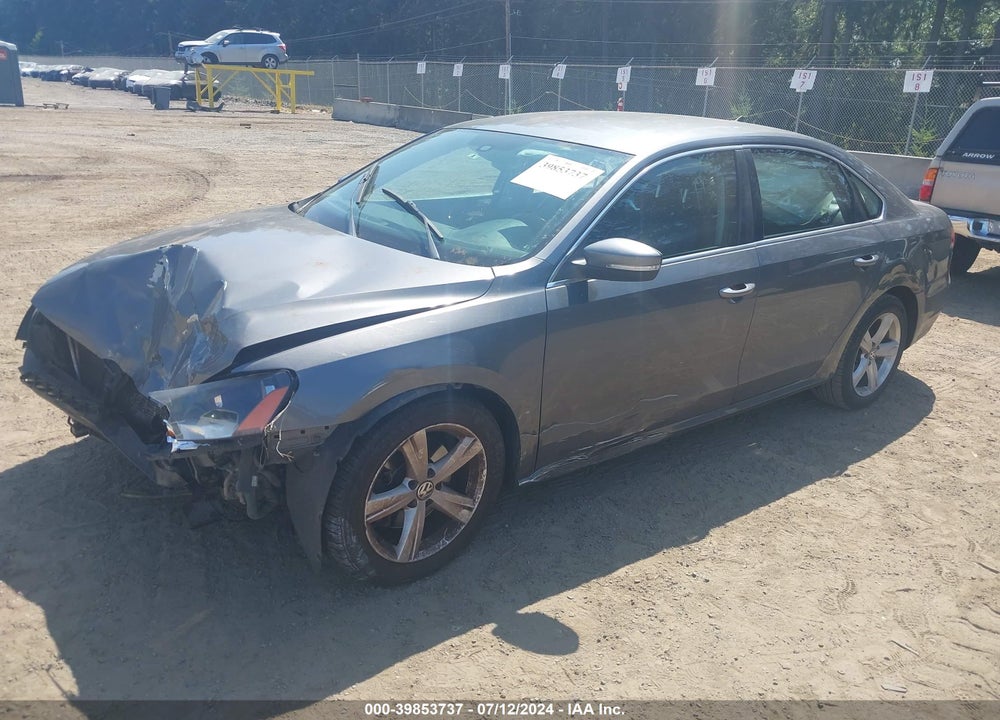 2014 VOLKSWAGEN PASSAT 1.8T SE VIN: 1VWBT7A34EC060500