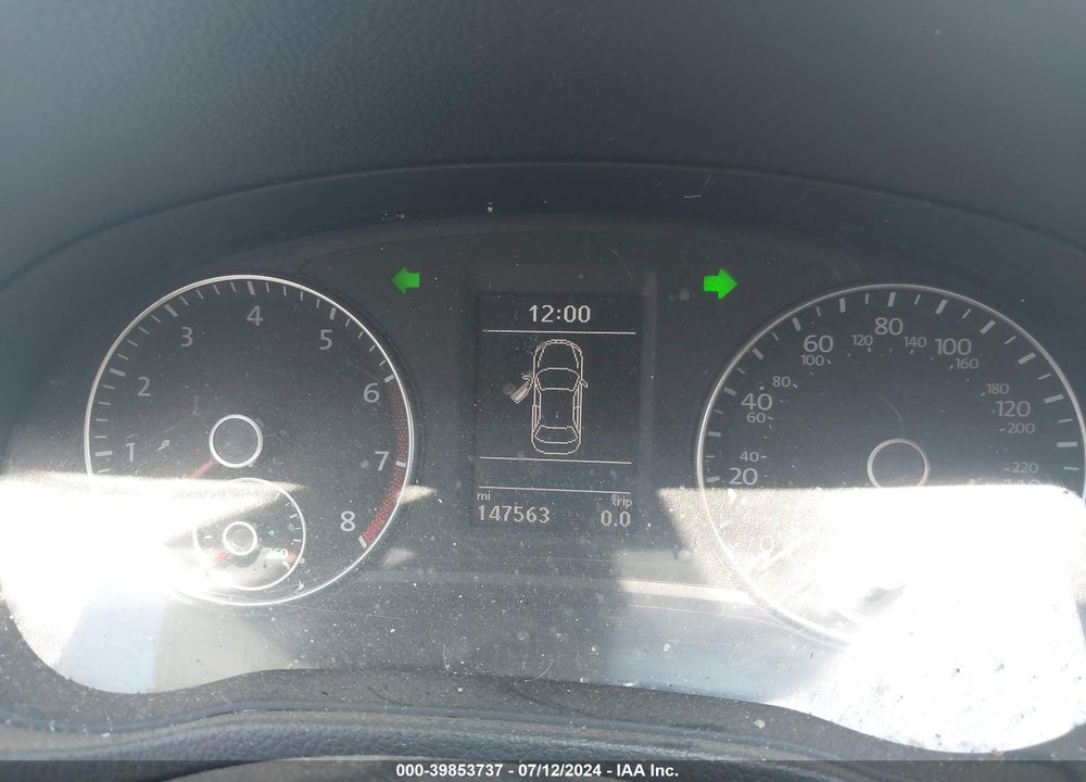 2014 VOLKSWAGEN PASSAT 1.8T SE VIN: 1VWBT7A34EC060500