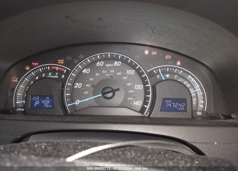2012 TOYOTA CAMRY LE VIN: 4T1BF1FK0CU556114