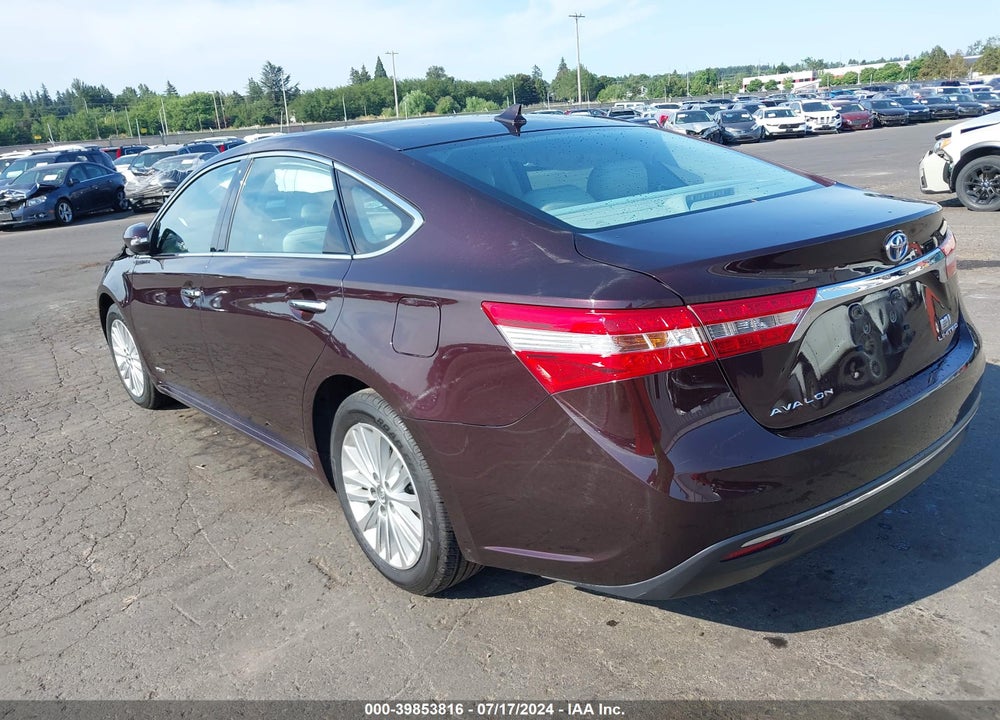 2013 TOYOTA AVALON HYBRID LIMITED VIN: 4T1BD1EBXDU015368