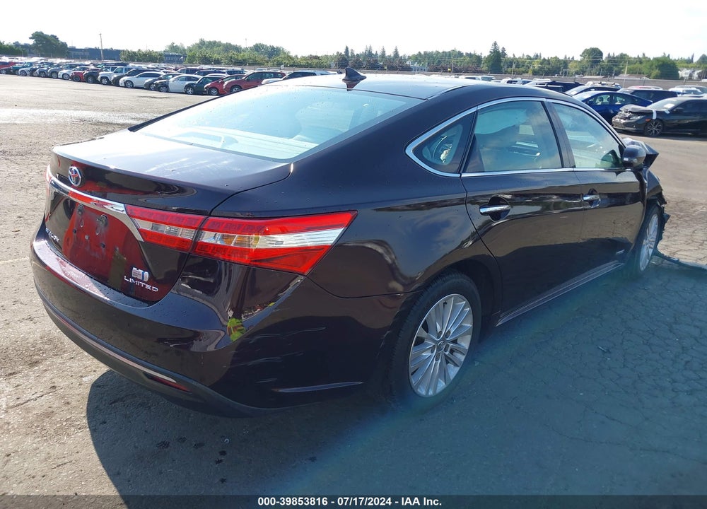 2013 TOYOTA AVALON HYBRID LIMITED VIN: 4T1BD1EBXDU015368