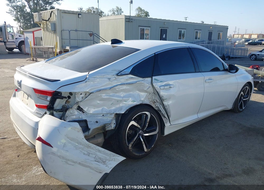 2021 HONDA ACCORD SPORT VIN: 1HGCV1F33MA053881