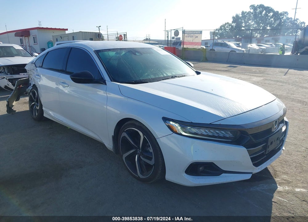 2021 HONDA ACCORD SPORT VIN: 1HGCV1F33MA053881