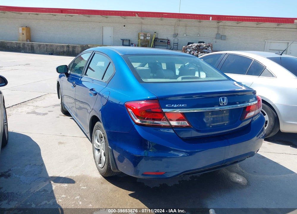 2014 HONDA CIVIC LX VIN: 2HGFB2F59EH513447