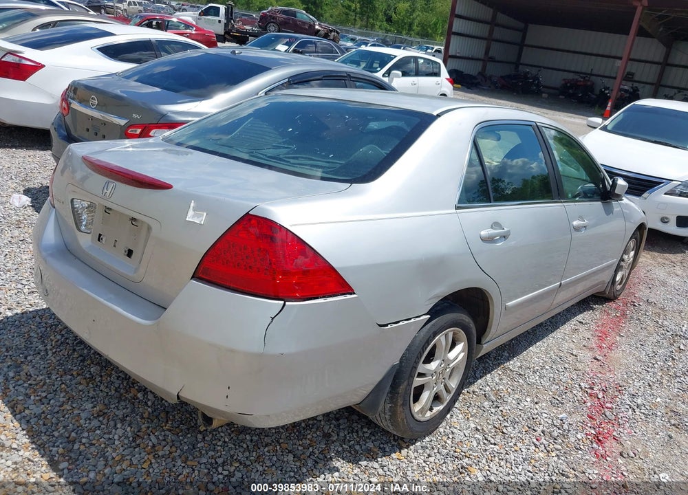 2006 HONDA ACCORD 2.4 SE VIN: 1HGCM56326A070460
