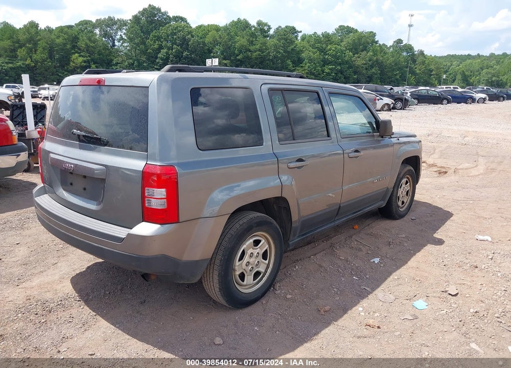 2014 JEEP PATRIOT SPORT VIN: 1C4NJPBA6ED512508