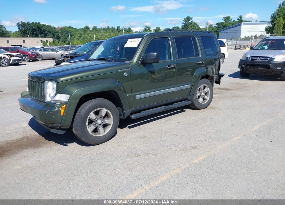 2008 JEEP LIBERTY SPORT VIN: 1J8GN28K78W235238