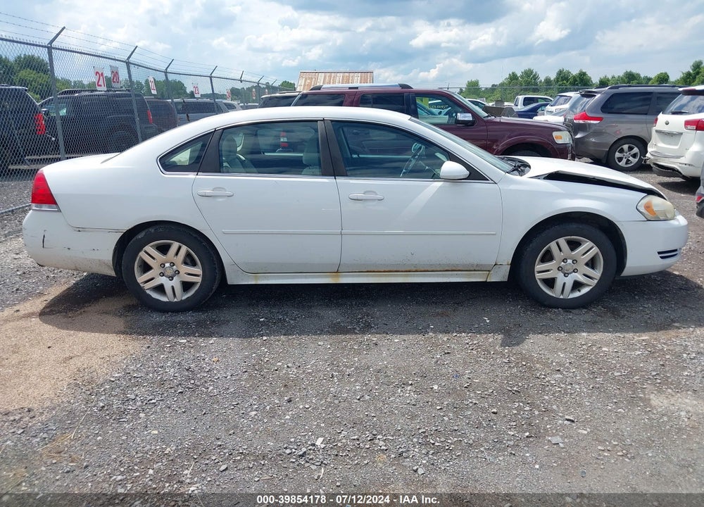 2012 CHEVROLET IMPALA LT VIN: 2G1WG5E34C1174872