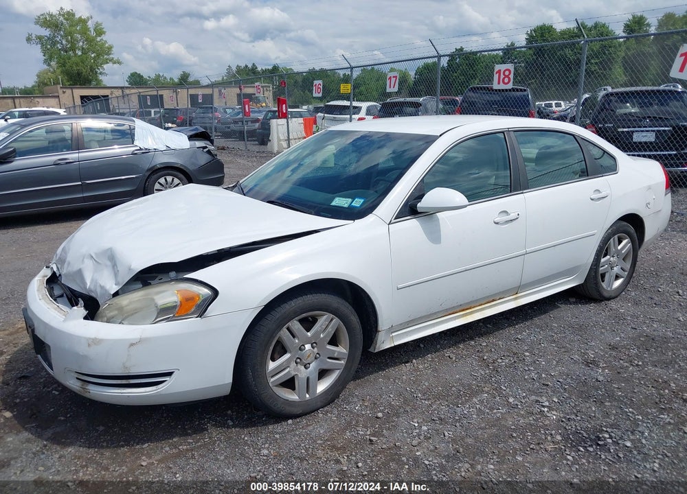 2012 CHEVROLET IMPALA LT VIN: 2G1WG5E34C1174872