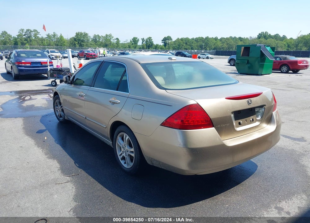 2006 HONDA ACCORD 2.4 EX VIN: 1HGCM56896A025530