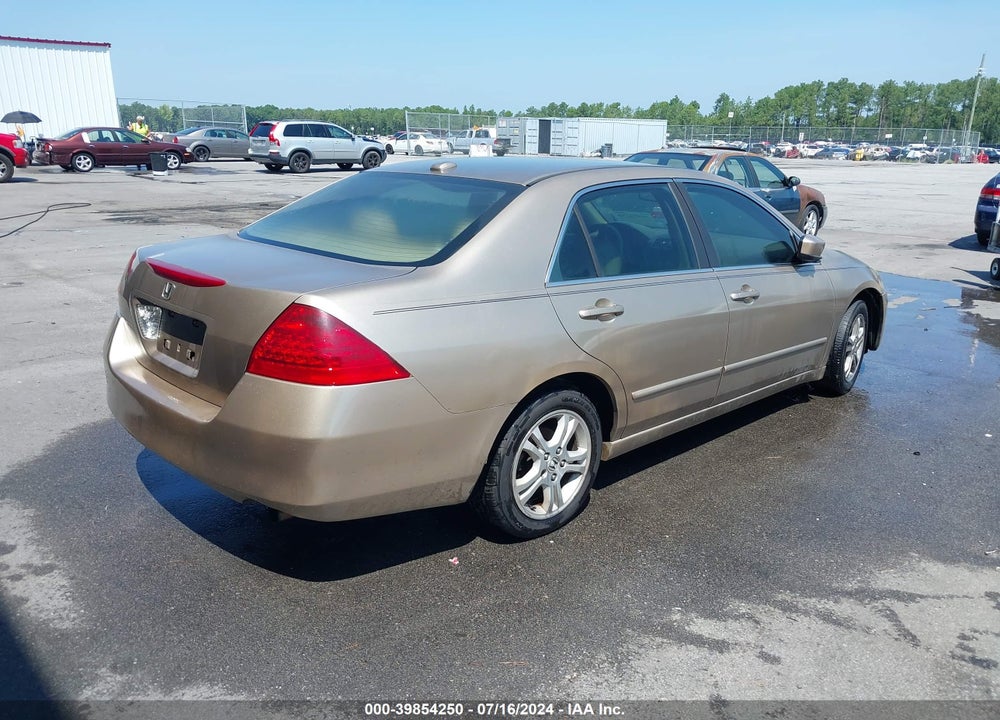 2006 HONDA ACCORD 2.4 EX VIN: 1HGCM56896A025530