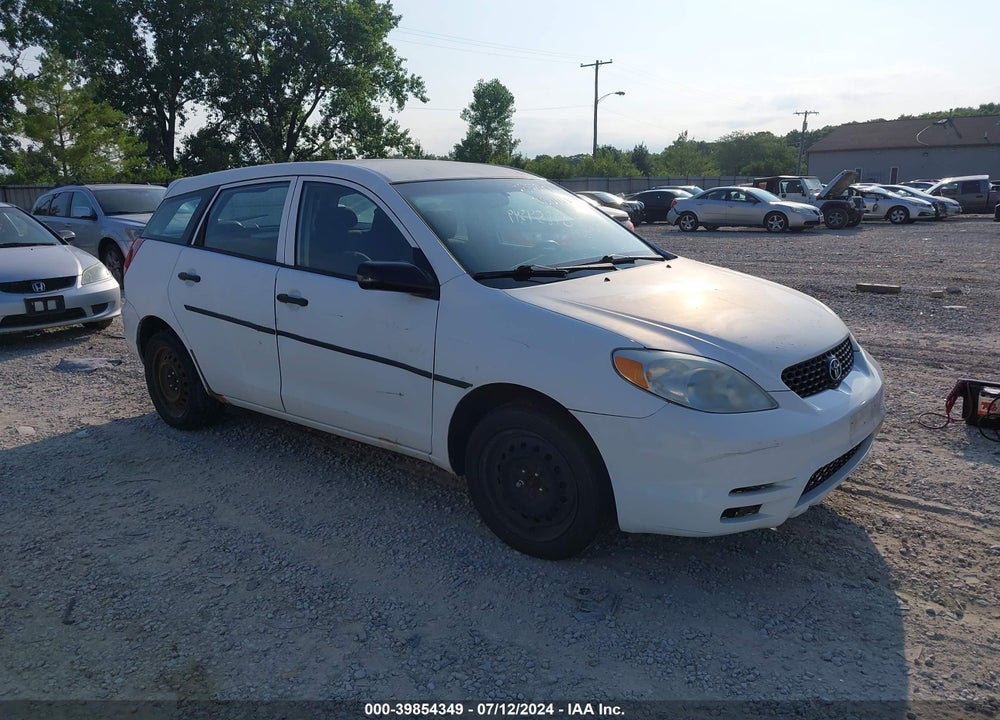 2003 TOYOTA MATRIX STANDARD VIN: 2T1KR32E53C015662