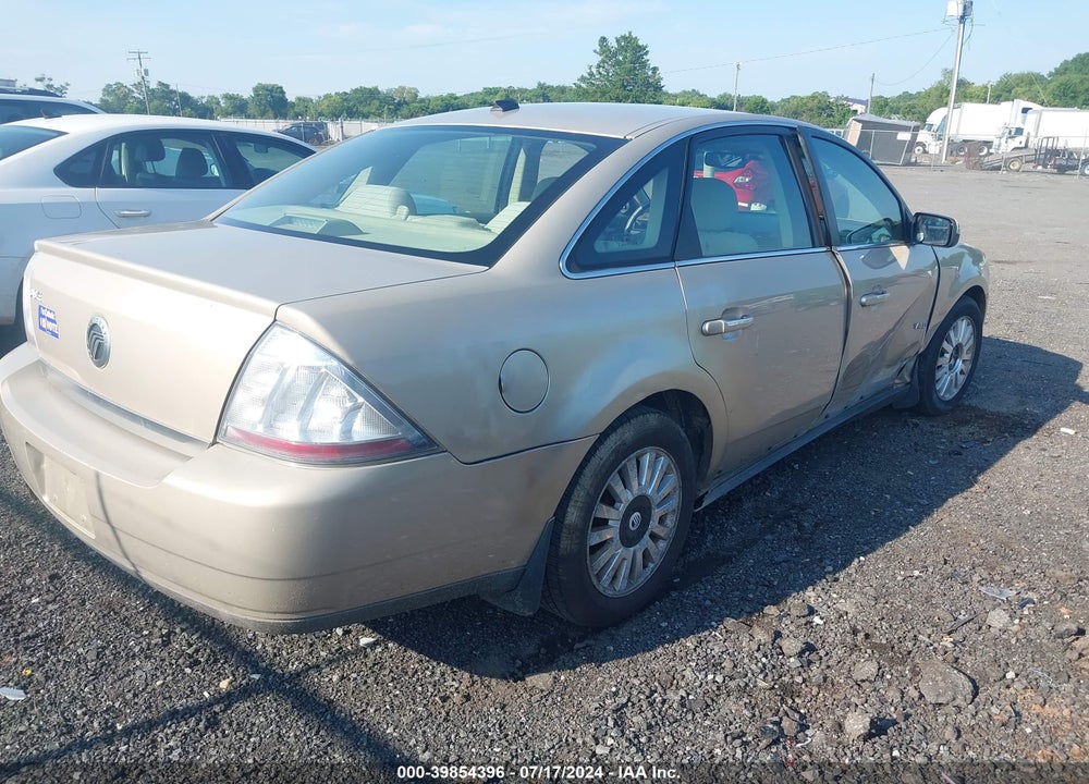 2008 MERCURY SABLE VIN: 1MEHM40W98G610578