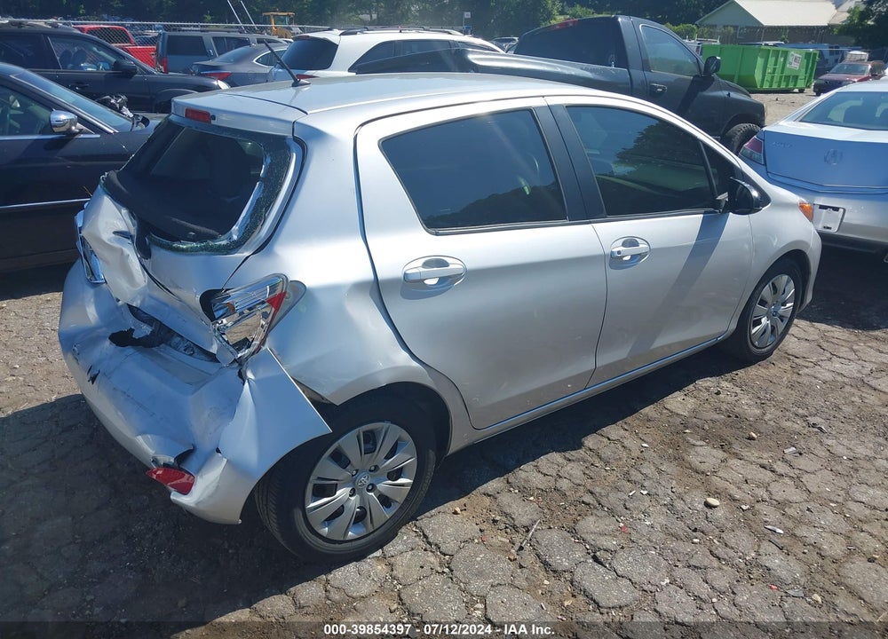 2014 TOYOTA YARIS LE (TMC/CBU PLANT) VIN: JTDKTUD35ED581460