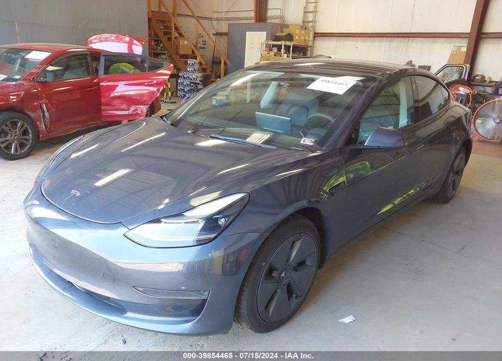 2022 TESLA MODEL 3 REAR-WHEEL DRIVE VIN: 5YJ3E1EA9NF315734