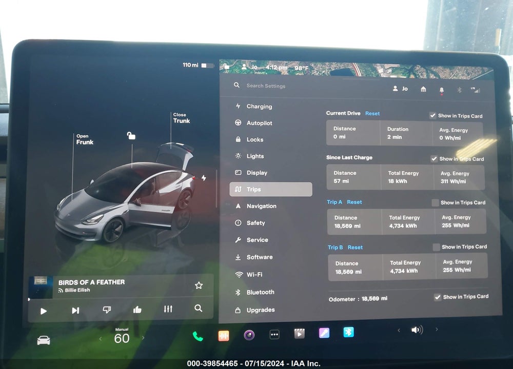 2022 TESLA MODEL 3 REAR-WHEEL DRIVE VIN: 5YJ3E1EA9NF315734