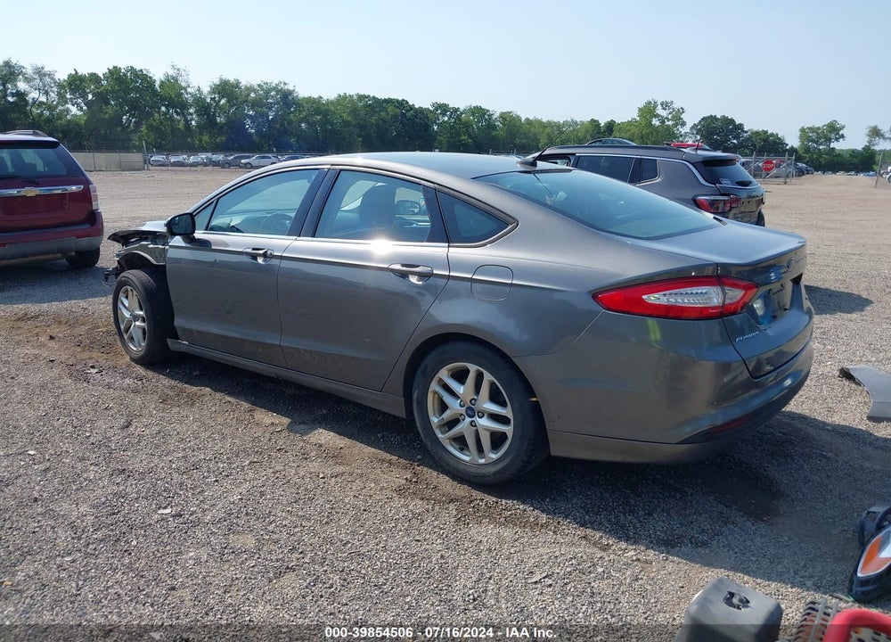 2013 FORD FUSION SE VIN: 3FA6P0H70DR238062