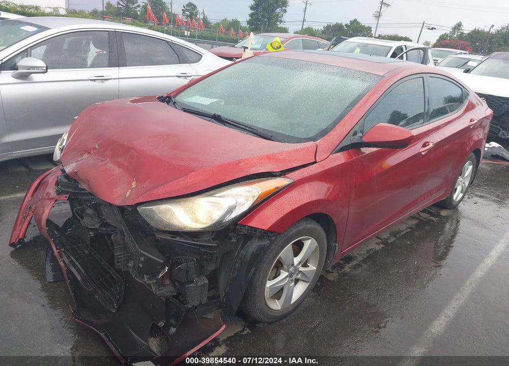 2013 HYUNDAI ELANTRA GLS VIN: 5NPDH4AE3DH405452