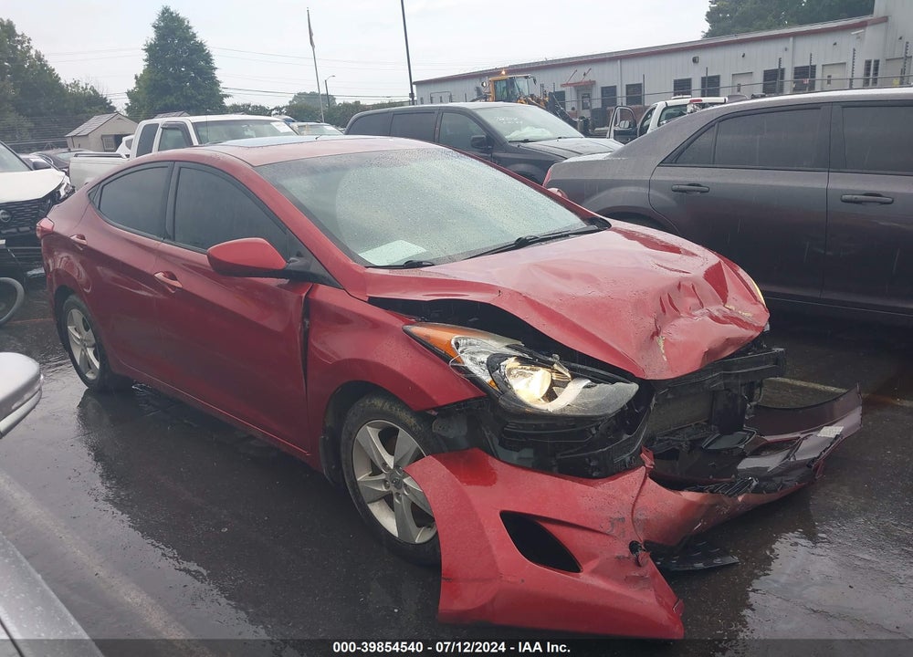 2013 HYUNDAI ELANTRA GLS VIN: 5NPDH4AE3DH405452