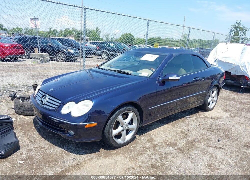 2005 MERCEDES-BENZ CLK 320 VIN: WDBTK65GX5T052241