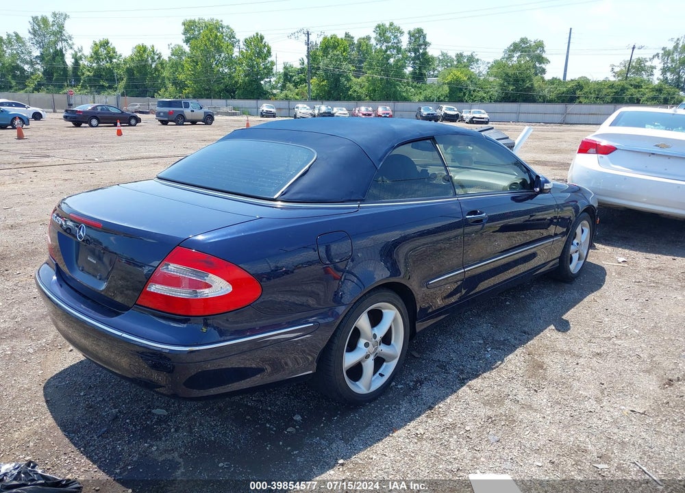 2005 MERCEDES-BENZ CLK 320 VIN: WDBTK65GX5T052241