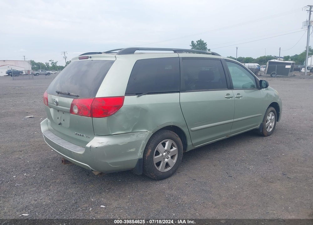 2006 TOYOTA SIENNA LE VIN: 5TDZA23C36S469191