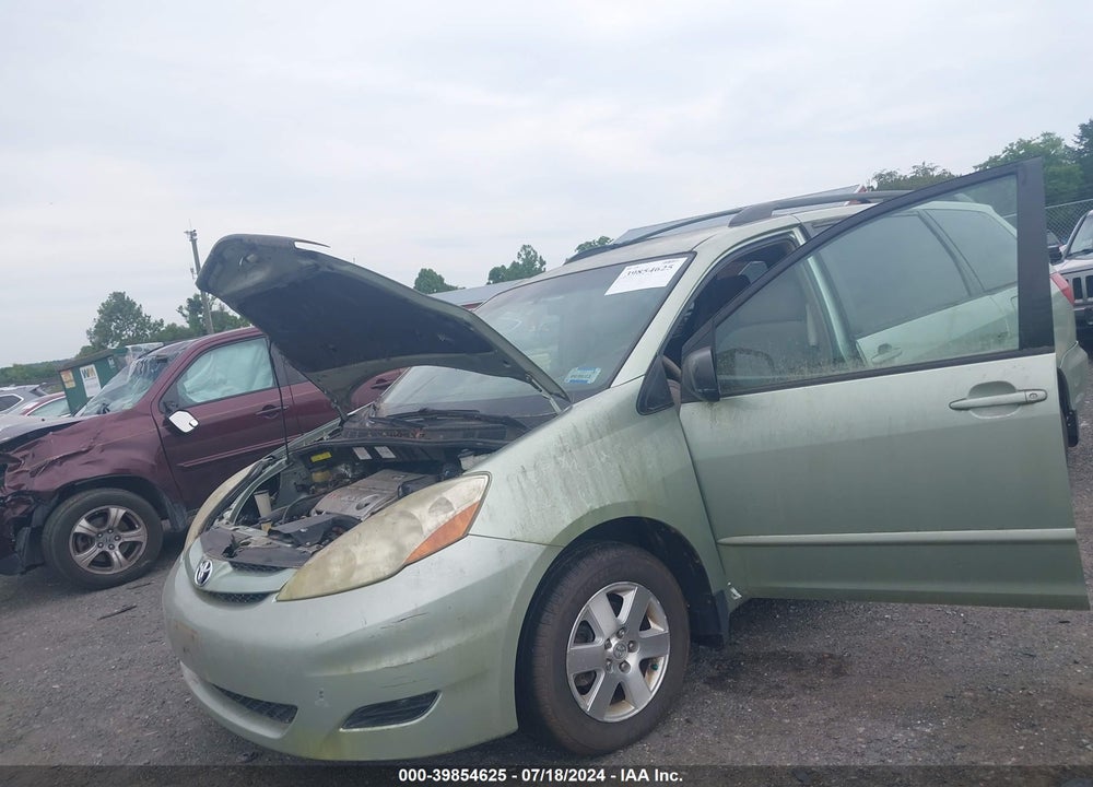 2006 TOYOTA SIENNA LE VIN: 5TDZA23C36S469191