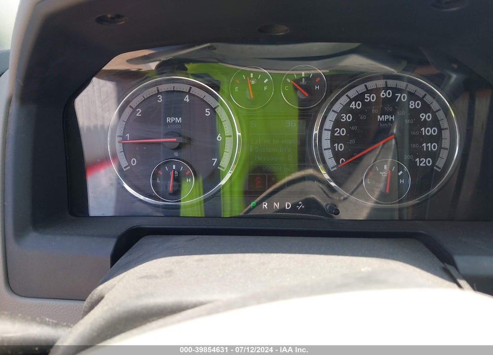 2009 DODGE RAM 1500 SLT/TRX VIN: 1D3HB16P49J516688