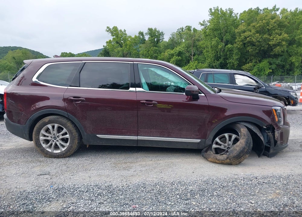 2022 KIA TELLURIDE LX VIN: 5XYP2DHC9NG315069