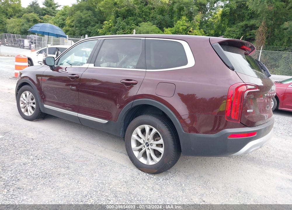 2022 KIA TELLURIDE LX VIN: 5XYP2DHC9NG315069
