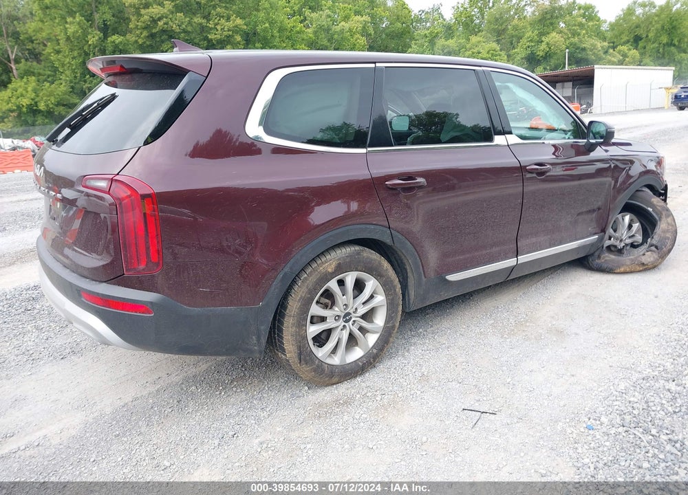 2022 KIA TELLURIDE LX VIN: 5XYP2DHC9NG315069