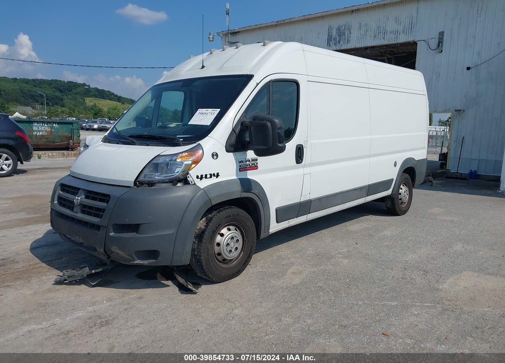 2016 RAM PROMASTER 2500 HIGH ROOF VIN: 3C6TRVDG8GE128101